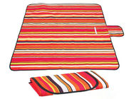 Складывая половик пикника одеяла пляжа большой водоустойчивый при напечатанные нашивки