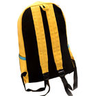 Модный большой прочный рюкзак для студентов средней школы, красный/чернота/желтый цвет