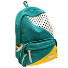Персонализированный рюкзак холста рюкзака довольно на открытом воздухе спорт зеленого цвета ЭКО дружелюбный