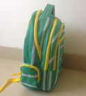 Рюкзаки средней школы ОДМ ОЭМ зеленым белым Стрипед полиэстером с карманом ноутбука