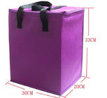 Изолированные более крутые сумки Тоте/устранимая сумка обеда/пурпурная сумка охладителя для взрослых